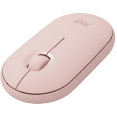Мышь Logitech Pebble M350 розовый оптическая 1000dpi беспров. BT USB 2but (910-005575)