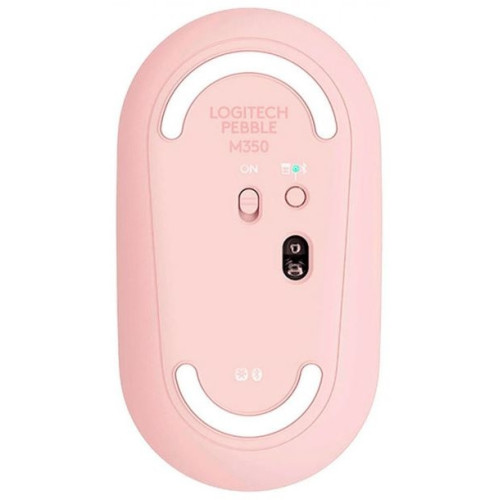 Мышь Logitech Pebble M350 розовый оптическая 1000dpi беспров. BT USB 2but (910-005575)