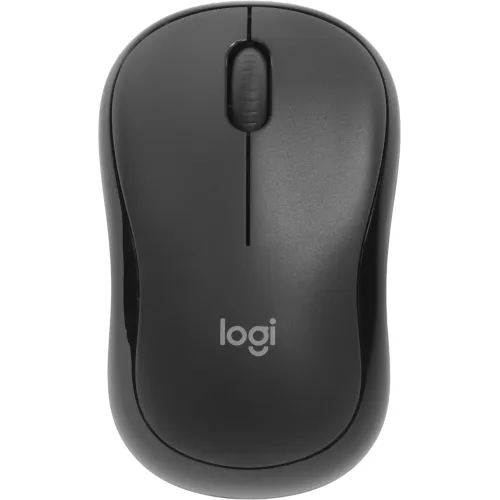 Мышь Logitech Silent M220 темно-серый/черный оптическая 1000dpi silent беспров. USB 2but (910-004895)