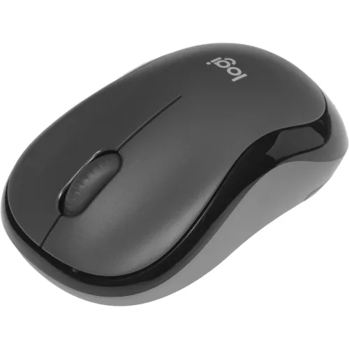 Мышь Logitech Silent M220 темно-серый/черный оптическая 1000dpi silent беспров. USB 2but (910-004895)