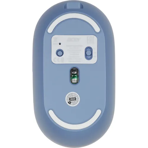 Мышь Acer OMR301 синий оптическая 1600dpi беспров. BT/Radio USB 4but (ZL.MCECC.01S)