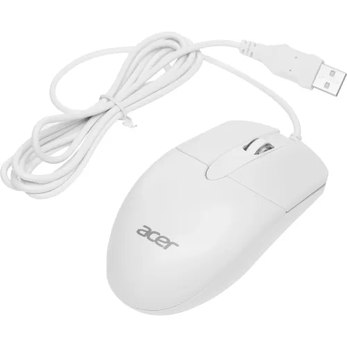 Мышь Acer OMW300 белый оптическая 1200dpi USB 3but (ZL.MCECC.01V)