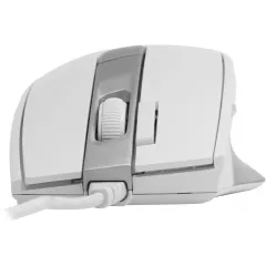 Мышь A4Tech Fstyler FM45S Air белый/серебристый оптическая 2400dpi silent USB 7but (FM45S AIR USB (SILVER WHITE))