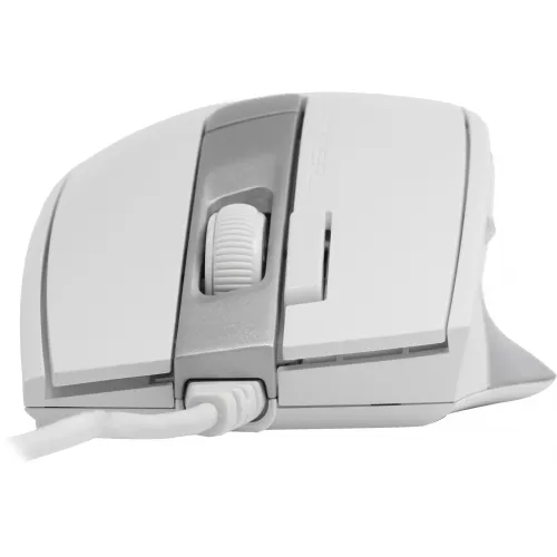 Мышь A4Tech Fstyler FM45S Air белый/серебристый оптическая 2400dpi silent USB 7but (FM45S AIR USB (SILVER WHITE))