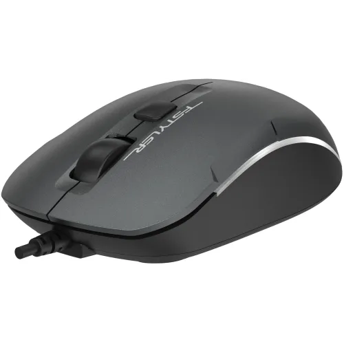 Мышь A4Tech Fstyler FM26 серый/черный оптическая 1600dpi USB для ноутбука 4but (FM26 USB (SMOKY GREY))