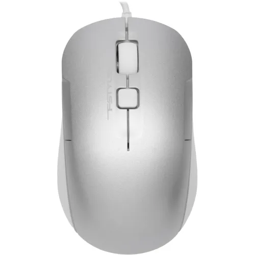 Мышь A4Tech Fstyler FM26S серебристый/белый оптическая 1600dpi silent USB для ноутбука 4but (FM26S USB (ICY WHITE))
