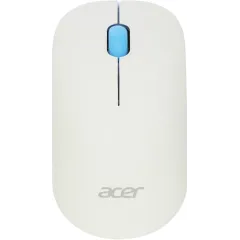 Мышь Acer OMR205 белый/голубой оптическая 1200dpi беспров. USB для ноутбука 3but (ZL.MCEEE.02H)
