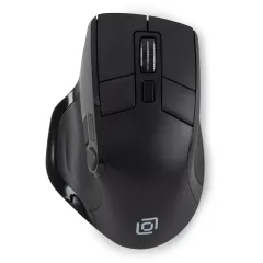 Мышь Оклик 502MW черный оптическая 2400dpi silent беспров. BT/Radio USB для ноутбука 9but (1978678)