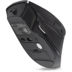 Мышь Оклик 502MW черный оптическая 2400dpi silent беспров. BT/Radio USB для ноутбука 9but (1978678)