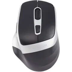 Мышь Оклик 516MW черный/серебристый оптическая 1600dpi silent беспров. BT/Radio USB для ноутбука 6but (1978689)