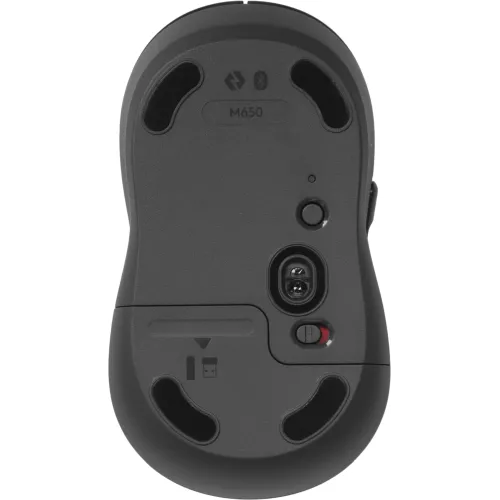 Мышь Logitech M650 графитовый оптическая 4000dpi беспров. BT/Radio USB 4but (910-006390)