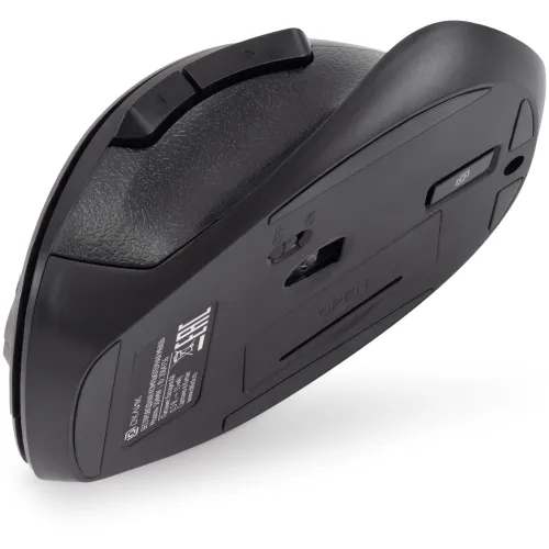 Мышь Оклик 504MW черный/серый оптическая 1600dpi silent беспров. USB 6but (2004736)