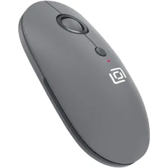 Мышь Оклик 409MW графитовый оптическая 1600dpi silent беспров. BT/Radio USB для ноутбука 4but (2007545)
