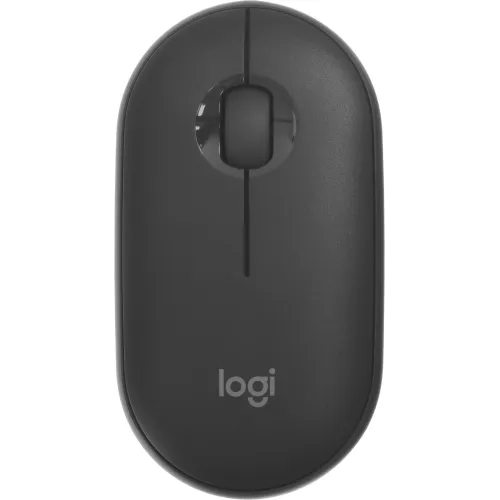 Мышь Logitech Pebble 2 M350S графитовый оптическая 4000dpi silent беспров. BT для ноутбука 2but (910-006988)