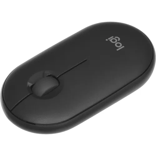Мышь Logitech Pebble 2 M350S графитовый оптическая 4000dpi silent беспров. BT для ноутбука 2but (910-006988)