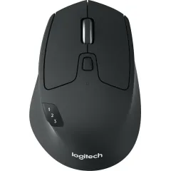 Мышь Logitech M720 Triathlon черный оптическая 1000dpi беспров. BT/Radio USB 6but (910-004794)