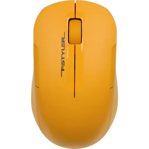 Мышь A4Tech Fstyler FG15CS Air2 желтый оптическая 1200dpi silent беспров. USB для ноутбука 3but
