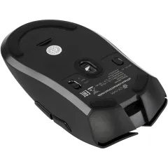 Мышь Оклик 980GMW черный оптическая 26000dpi беспров. BT/Radio USB для ноутбука 6but