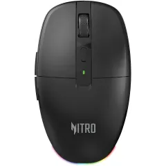 Мышь Acer Nitro OMR400 черный оптическая 3200dpi silent беспров. BT/Radio USB 6but (ZL.MCECC.05B)