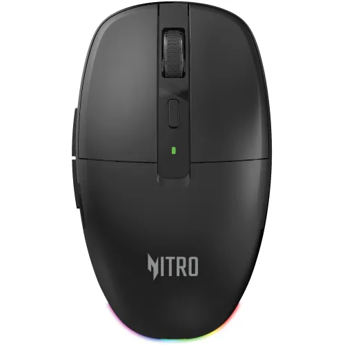 Мышь Acer Nitro OMR400 черный оптическая 3200dpi silent беспров. BT/Radio USB 6but (ZL.MCECC.05B)