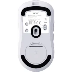 Мышь Acer OMR401 белый оптическая 12000dpi беспров. BT/Radio USB 5but (ZL.MCECC.05D)