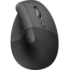 Мышь Logitech Lift графитовый оптическая 4000dpi silent беспров. BT/Radio USB для ноутбука 5but (910-006485)