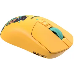 Мышь A4Tech Bloody R72 Ultra желтый оптическая 20000dpi беспров. USB-C 6but