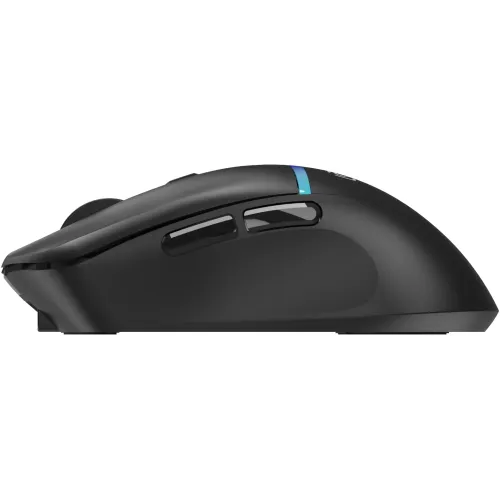 Мышь Оклик 775GW черный оптическая 5000dpi беспров. BT/Radio USB/USB-C 6but