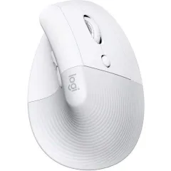Мышь Logitech Lift белый оптическая 4000dpi silent беспров. BT/Radio USB для ноутбука 5but (910-006486)