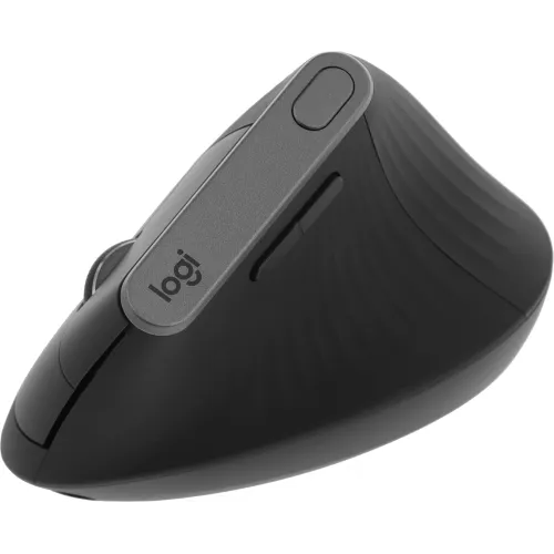 Мышь Logitech MX Vertical черный оптическая 4000dpi беспров. BT/Radio USB 4but (910-005451)