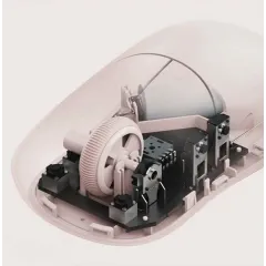 Мышь Xiaomi Wireless Mouse 3 белый оптическая 1200dpi silent беспров. BT/Radio USB для ноутбука 4but (BHR8912GL)