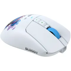 Мышь A4Tech Bloody R73 Ultra Duo белый/рисунок оптическая 20000dpi беспров. USB/USB-C 7but (R73 ULTRA DUO NYX MIRAGE)