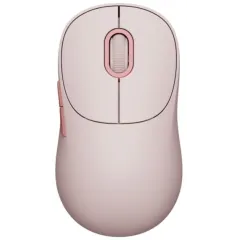 Мышь Xiaomi Wireless Mouse 3 розовый оптическая 1200dpi silent беспров. BT/Radio USB для ноутбука 4but (BHR8911GL)