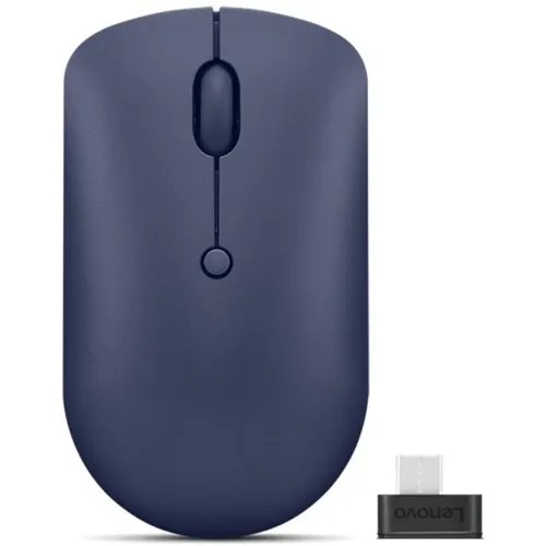 Мышь Lenovo 540 USB-C Wireless Compact темно-синий оптическая 2400dpi беспров. USB-C для ноутбука 3but (GY51D20871)