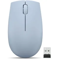Мышь Lenovo 300 Wireless Compact светло-голубой оптическая 1000dpi беспров. USB 2but (GY51L15679)