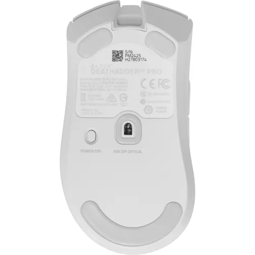 Мышь Razer DeathAdder V3 Pro белый оптическая 30000dpi беспров. USB-C 5but (RZ01-04630200-R3A1)