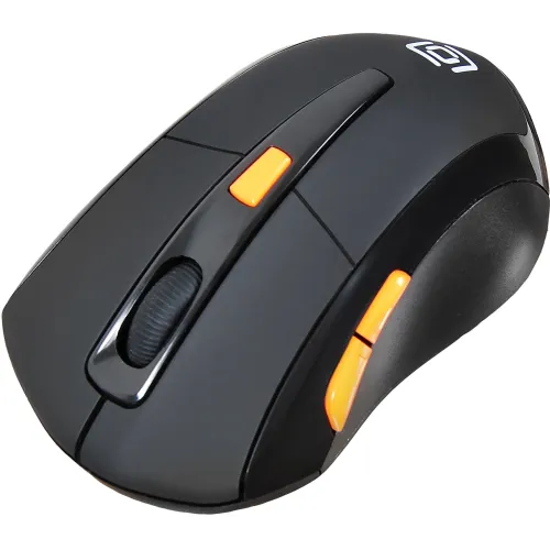 Мышь Оклик 585MW черный оптическая 1600dpi беспров. USB для ноутбука 6but (351687)