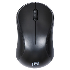 Мышь Оклик 605SW черный оптическая 1200dpi беспров. USB для ноутбука 3but (384108)