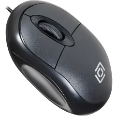 Мышь Оклик 105S черный оптическая 800dpi USB для ноутбука 3but (400941)