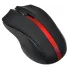 Мышь Оклик 615MW черный/красный оптическая 1200dpi беспров. USB для ноутбука 3but (412861)