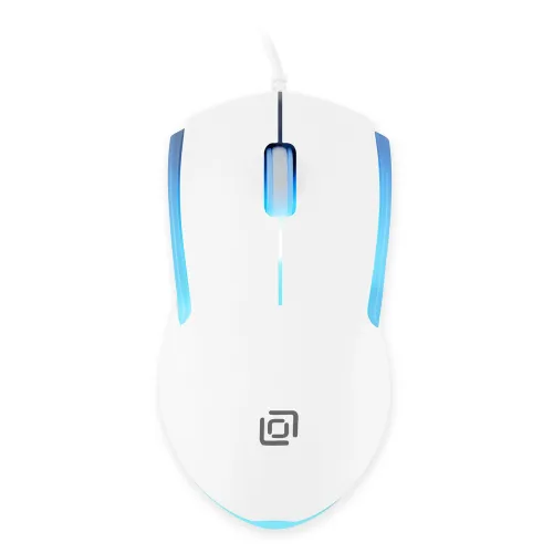 Мышь Оклик 245M белый оптическая 1000dpi USB 3but (471480)