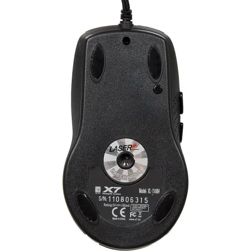 Мышь A4Tech XL-750BH рисунок лазерная 3600dpi USB 6but