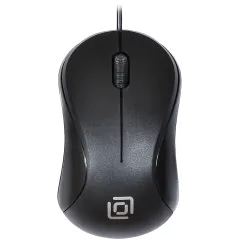 Мышь Оклик 115S черный оптическая 1200dpi USB для ноутбука 3but (711636)