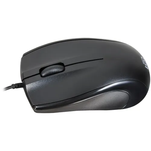 Мышь Оклик 185M черный оптическая 1200dpi USB для ноутбука 3but (945606)