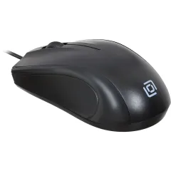 Мышь Оклик 185M черный оптическая 1200dpi USB для ноутбука 3but (945606)