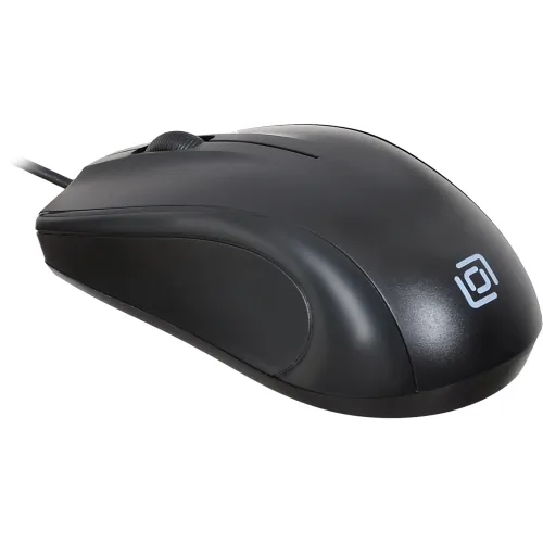 Мышь Оклик 185M черный оптическая 1200dpi USB для ноутбука 3but (945606)