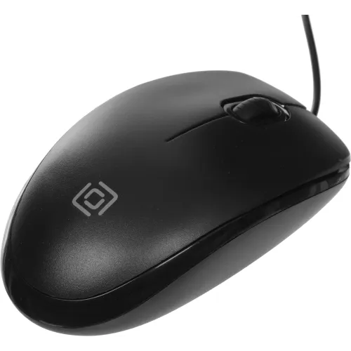 Мышь Оклик 195M for business черный оптическая 1200dpi USB для ноутбука 3but (M218 Black)