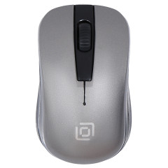 Мышь Оклик 445MW черный/серый оптическая 1200dpi беспров. USB для ноутбука 3but (945814)