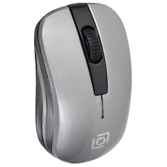 Мышь Оклик 445MW черный/серый оптическая 1200dpi беспров. USB для ноутбука 3but (945814)