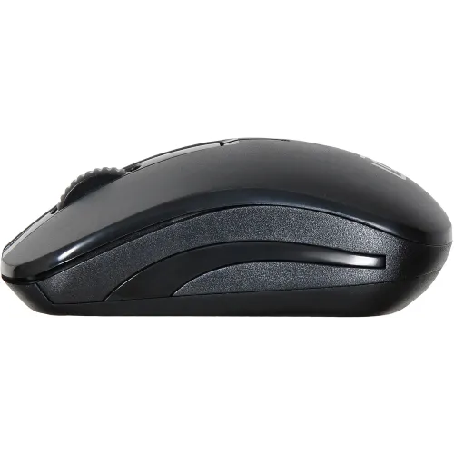 Мышь Оклик 445MW черный оптическая 1600dpi беспров. USB 3but (945817)